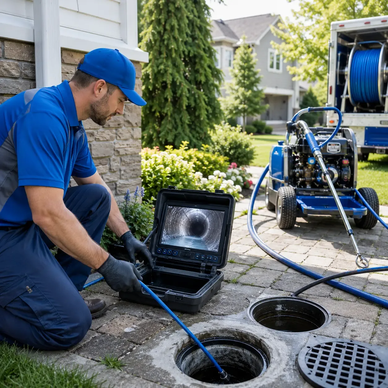Outdoor drain cleaning professionals serving South New Berlin, NY